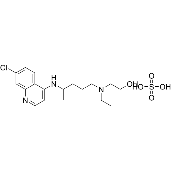 Hydroxychloroquine sulfate (Standard) Chemical Structure