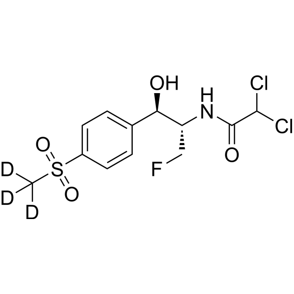 Florfenicol-d<sub>3</sub> Chemical Structure