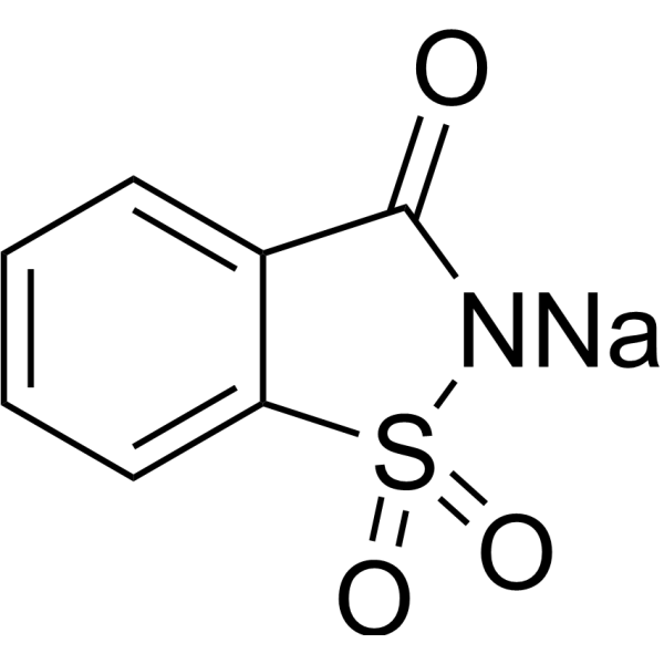 Saccharin sodium Chemical Structure