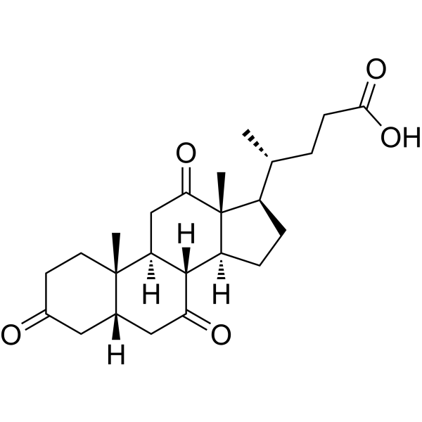Dehydrocholic acid 構造式