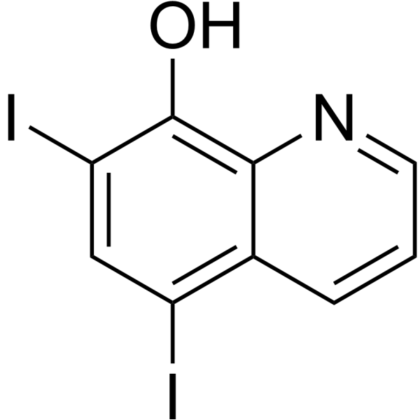 Diiodohydroxyquinoline Chemical Structure