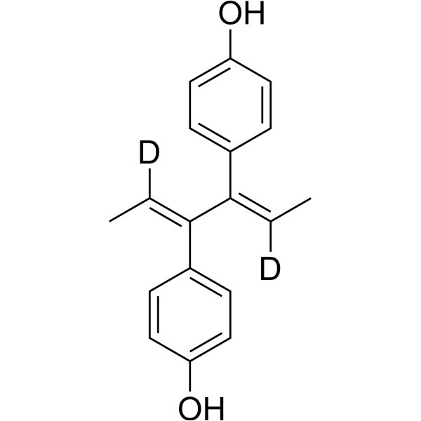 Dienestrol-d<sub>2</sub> Chemical Structure