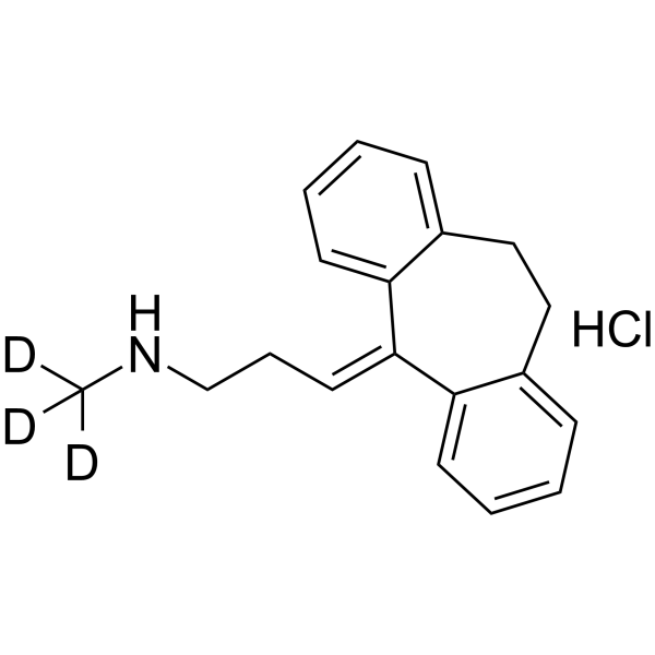 Nortriptyline-d<sub>3</sub> hydrochloride Chemical Structure