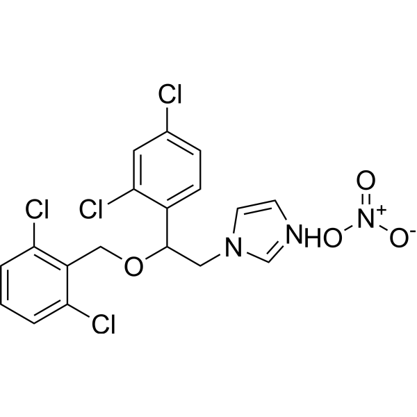 Isoconazole nitrate (Standard) Chemical Structure