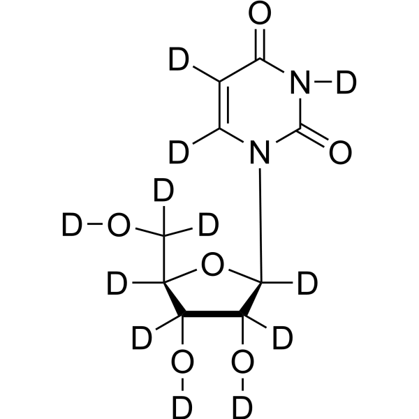 Uridine-d<sub>12</sub> Chemical Structure
