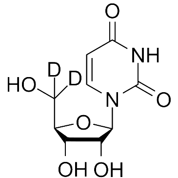 Uridine-d<sub>2</sub> Chemical Structure