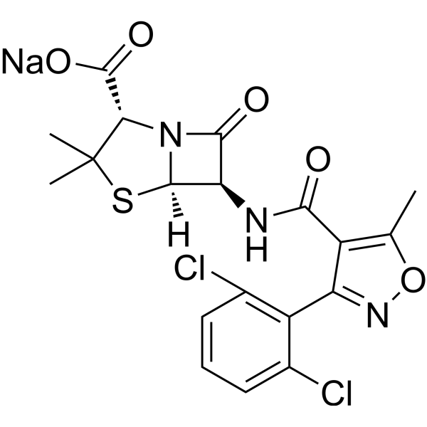 Dicloxacillin sodium Chemical Structure