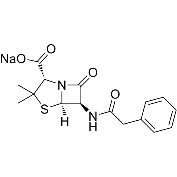 Penicillin G sodium salt Chemical Structure