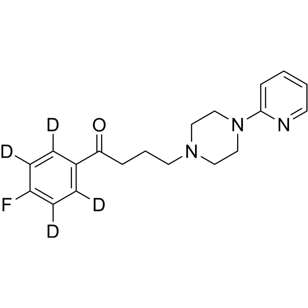 Azaperone-d<sub>4</sub> Chemical Structure