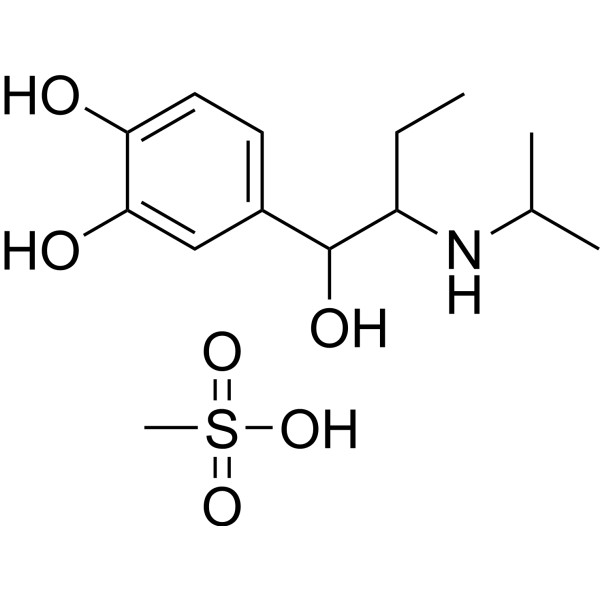 Isoetharine mesylate Chemical Structure