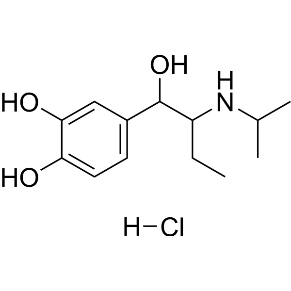 Isoetharine hydrochloride Chemical Structure