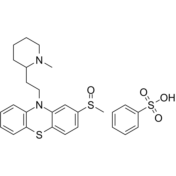 Mesoridazine benzenesulfonate Chemical Structure