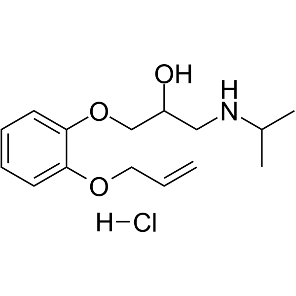 Oxprenolol hydrochloride Chemical Structure