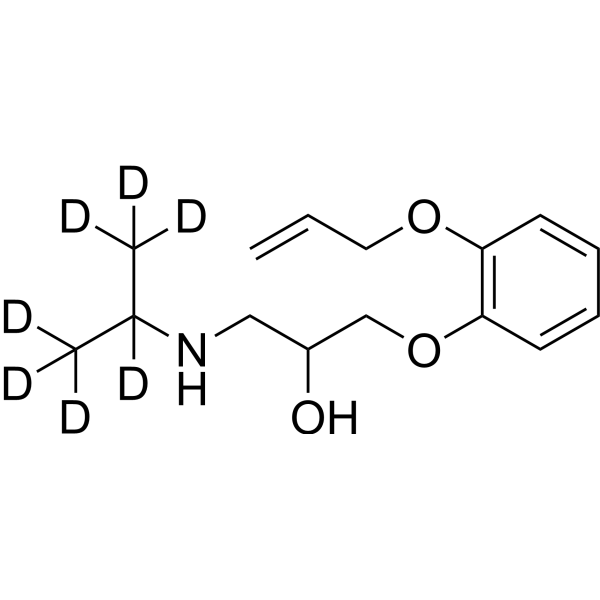 Oxprenolol-d<sub>7</sub> Chemical Structure