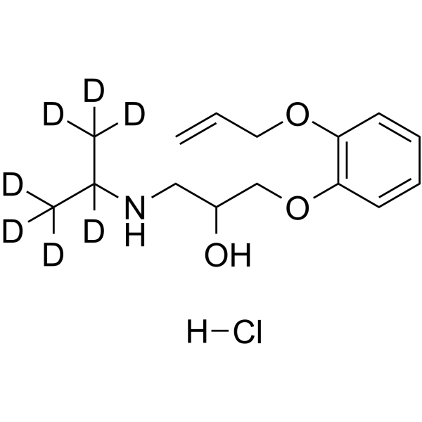 Oxprenolol-d<sub>7</sub> hydrochloride Chemical Structure