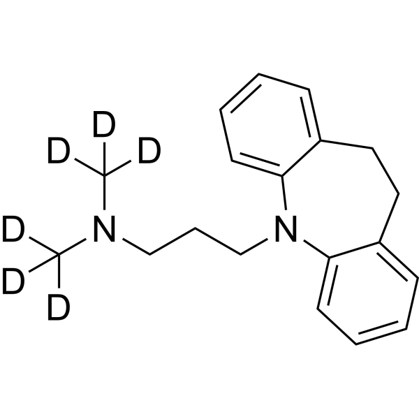 Imipramine-d<sub>6</sub> Chemical Structure