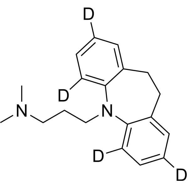 Imipramine-d<sub>4</sub> Chemical Structure