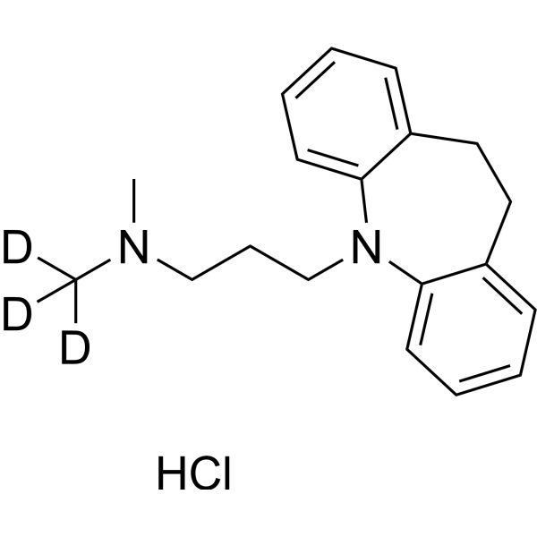 Imipramine-d<sub>3</sub> hydrochloride Chemical Structure