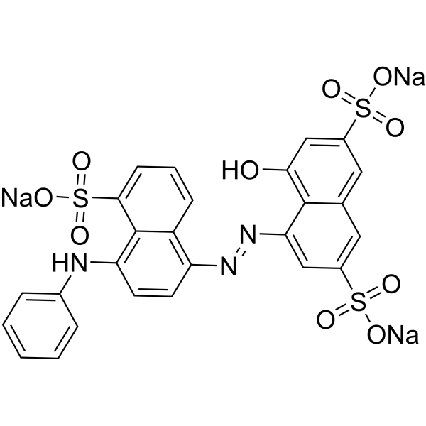 Anazolene trisodium Chemical Structure