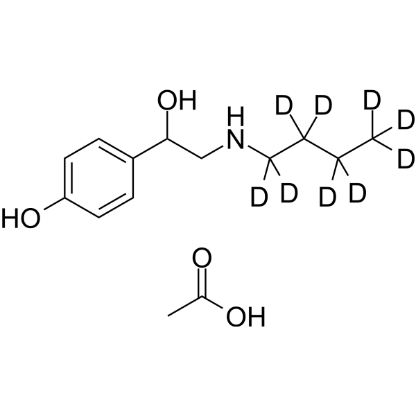 Bamethan-d<sub>9</sub> acetate Chemical Structure