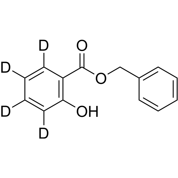 Benzyl salicylate-d<sub>4</sub> Chemical Structure
