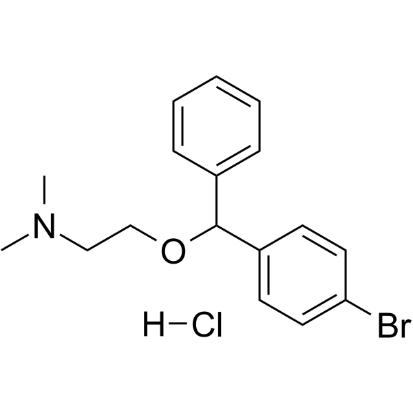 Bromodiphenhydramine hydrochloride Chemical Structure