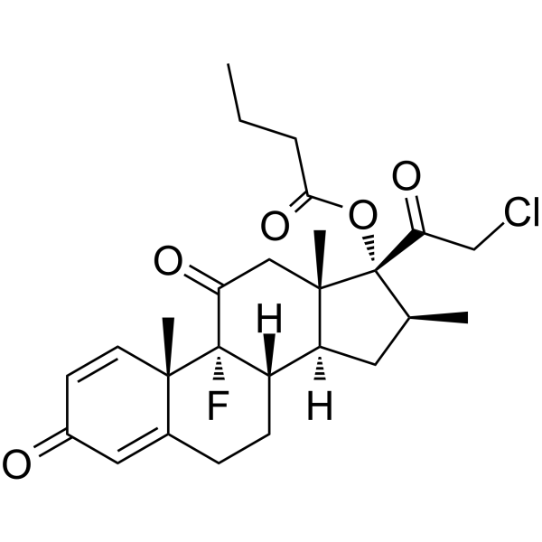 Clobetasone butyrate Chemical Structure
