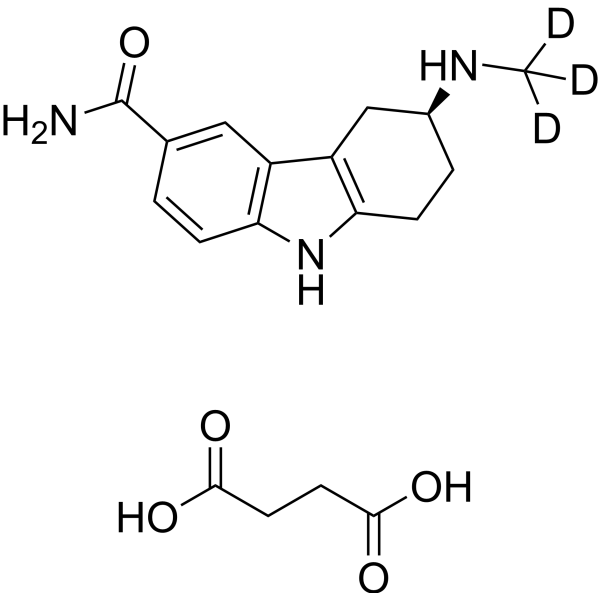 ent-Frovatriptan-d<sub>3</sub> succinate Chemical Structure