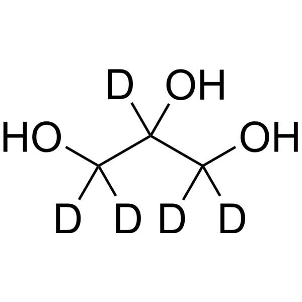 Glycerol-d<sub>5</sub> Chemical Structure