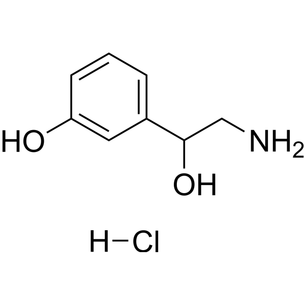 Norfenefrine hydrochloride Chemical Structure