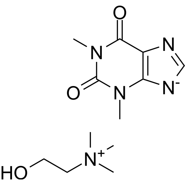 Choline theophyllinate Chemical Structure