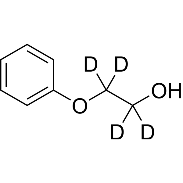 Phenoxyethanol-d<sub>4</sub> Chemical Structure