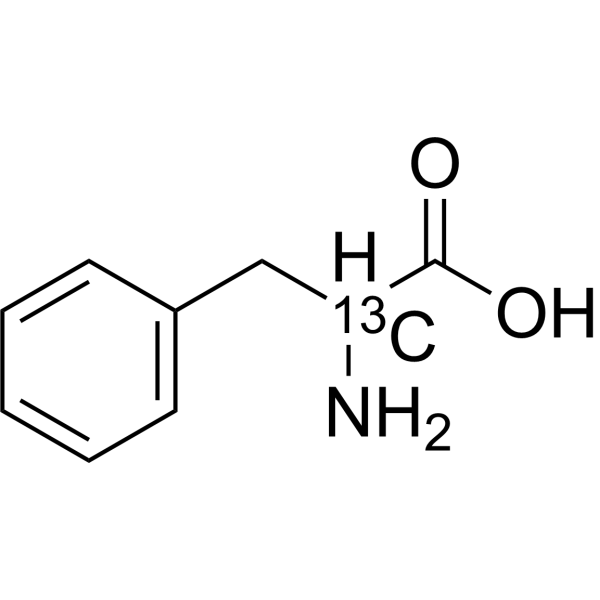 DL-3-Phenylalanine-<sup>13</sup>C-1 Chemical Structure