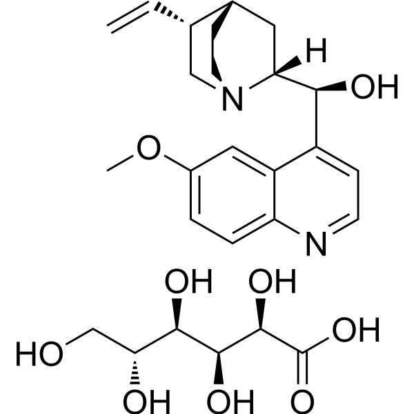 Quinidine gluconic acid