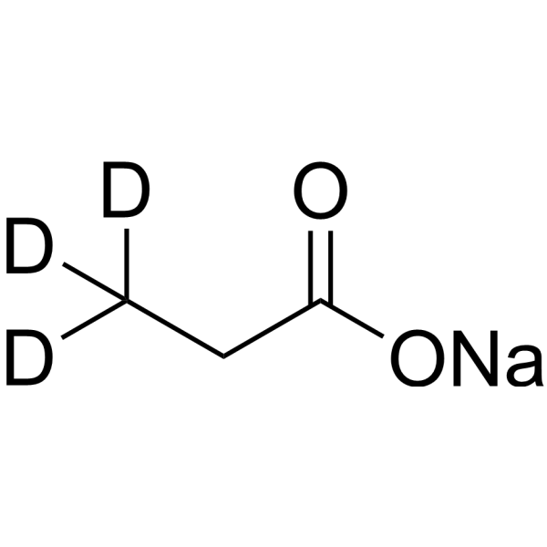Sodium Propionate-d<sub>3</sub> Chemical Structure