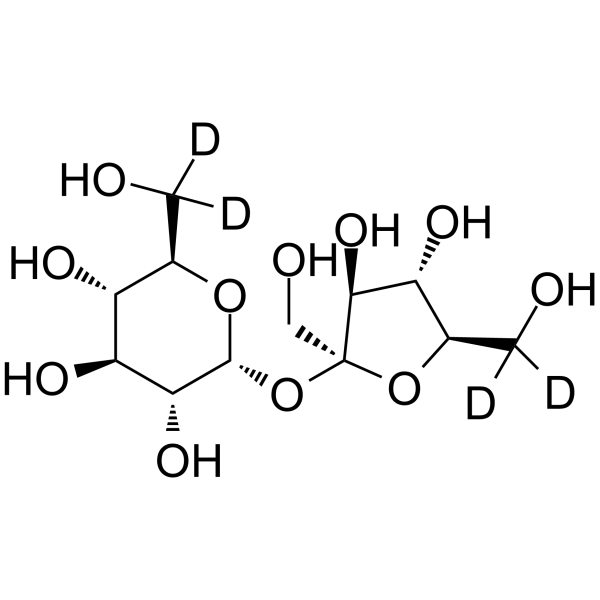 Sucrose-d4 Chemical Structure