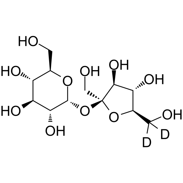 Sucrose-d2 Chemical Structure