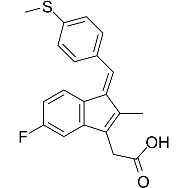 Sulindac sulfide Chemical Structure