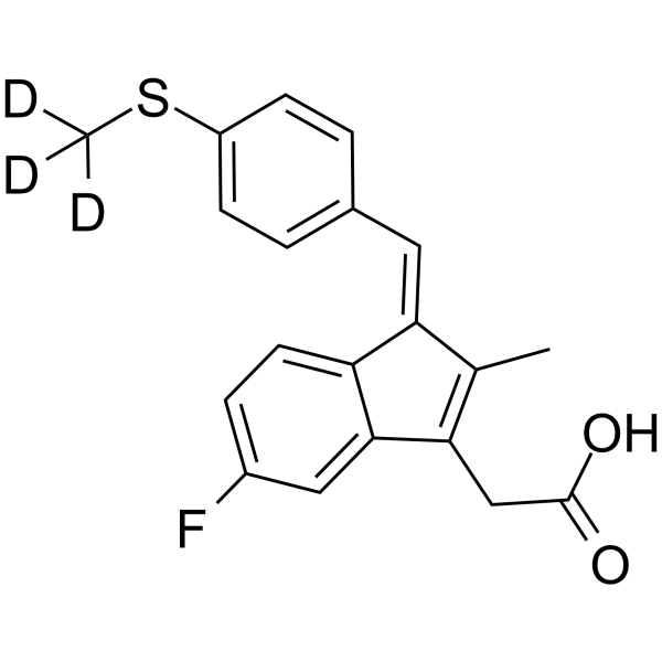 Sulindac sulfide-d<sub>3</sub> Chemical Structure