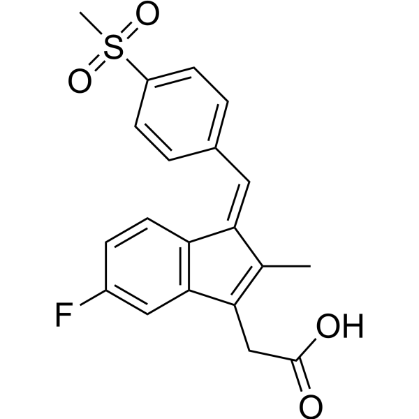 Sulindac sulfone Chemical Structure