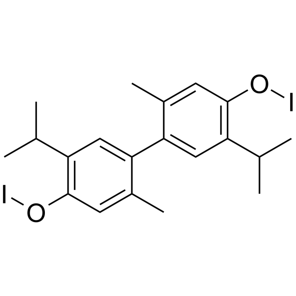 Thymol iodide Chemical Structure