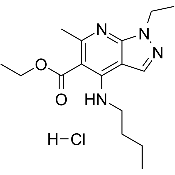 Tracazolate hydrochloride Chemical Structure
