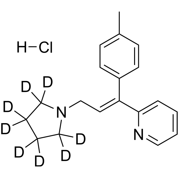 (E/Z)-Triprolidine-d<sub>8</sub> hydrochloride Chemical Structure