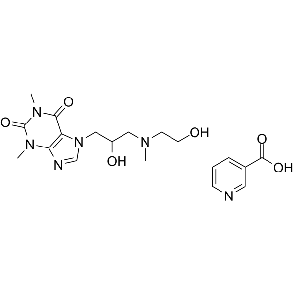 Xanthinol Nicotinate Chemical Structure