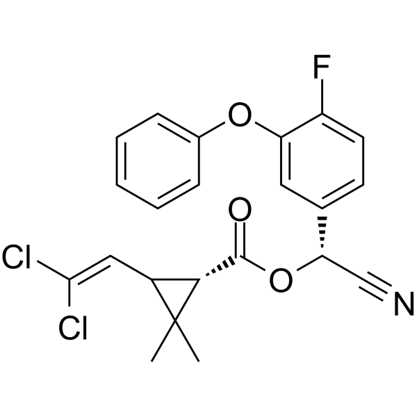 β-Cyfluthrin Chemical Structure
