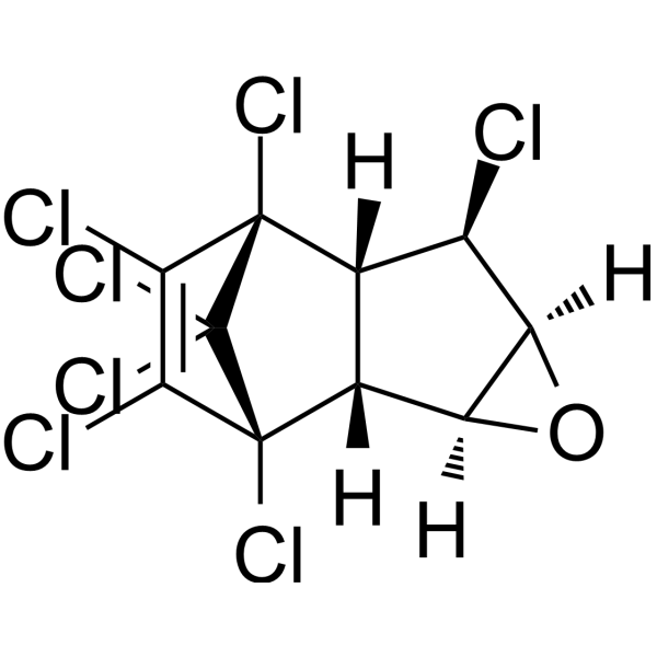 cis-Heptachlor epoxide Chemical Structure