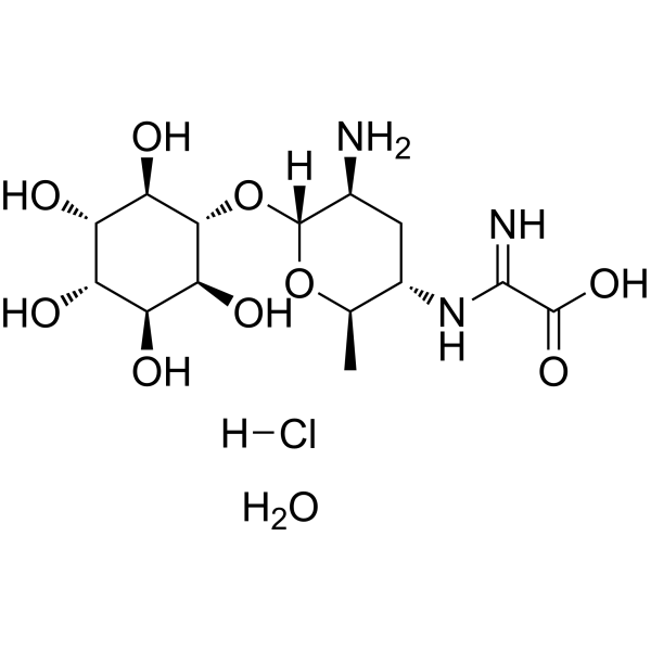 Kasugamycin hydrochloride hydrate Chemical Structure