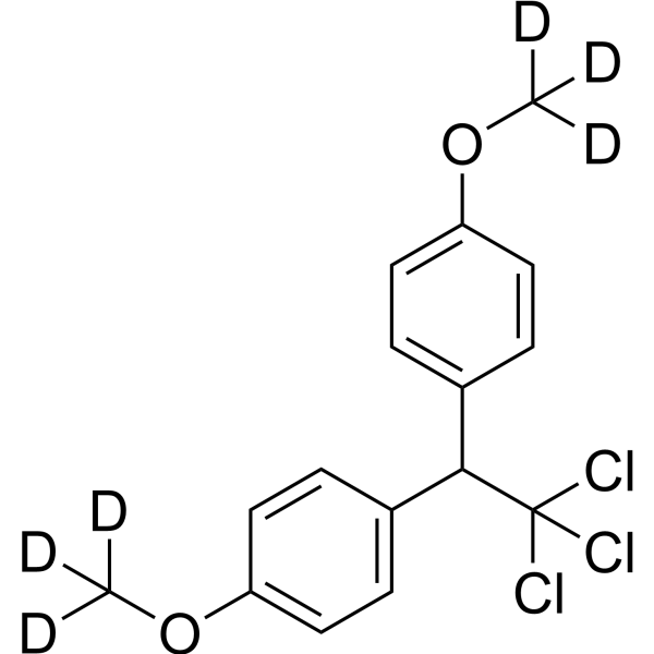 Methoxychlor-d<sub>6</sub> Chemical Structure