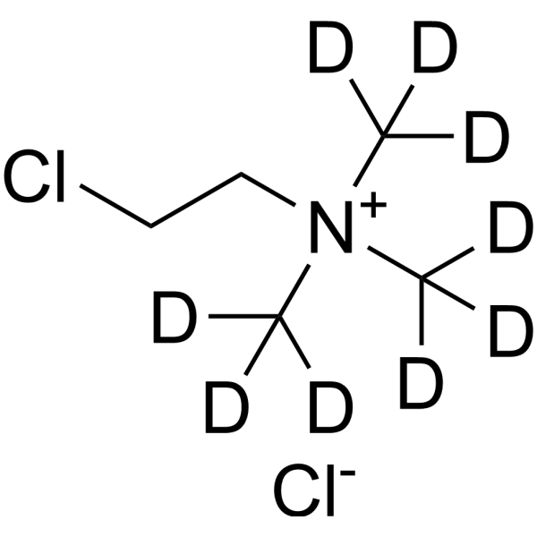 Chlorocholine-d<sub>9</sub> chloride Chemical Structure