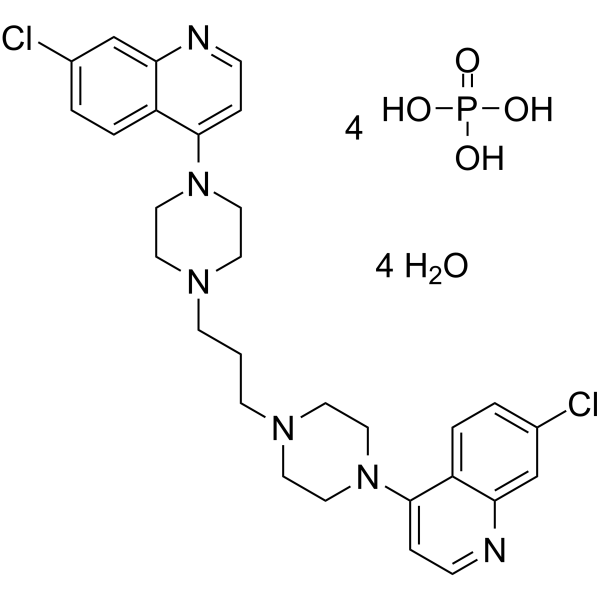Piperaquine <em>tetraphosphate</em> tetrahydrate